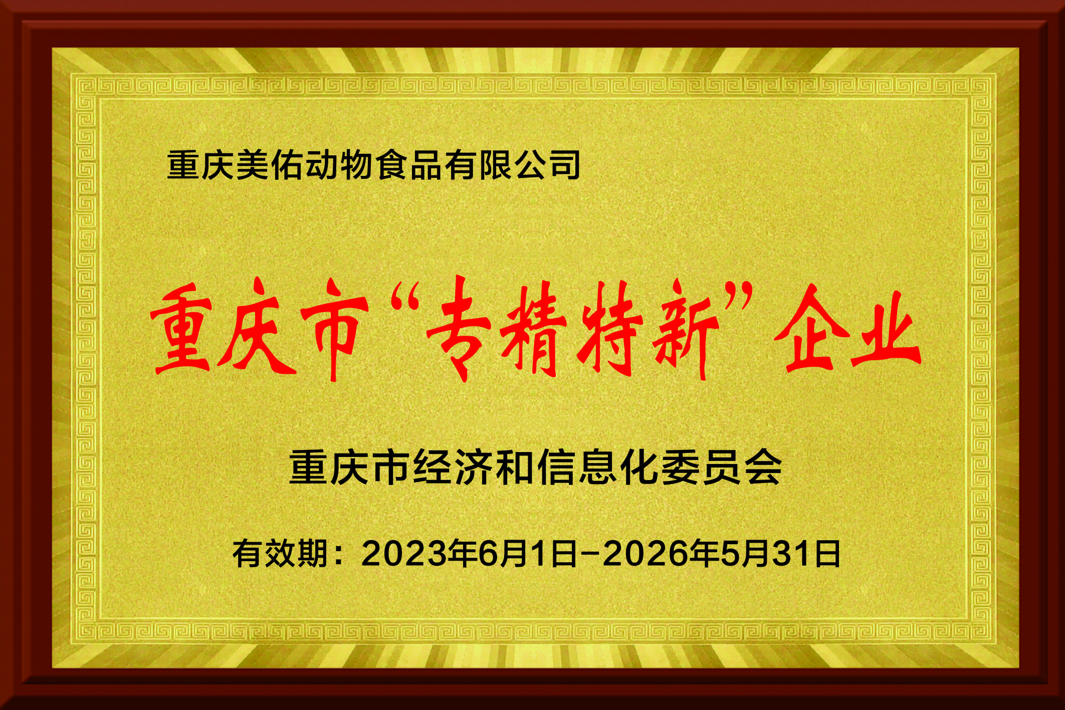 重庆市“专精特新”企业